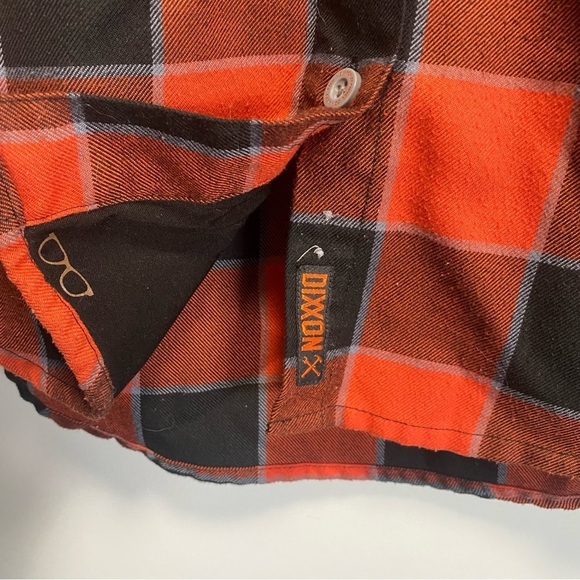 DIXXON Hill City Collaboration With Lynchburg HARLEY DAVIDSON Flannel Medium - Picture 4 of 9